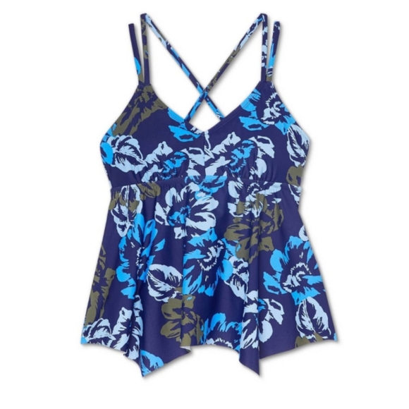 Haut De Tankini Double NEXT Rayé Marron/rose Taille 38D - Neuf Sans étiquette